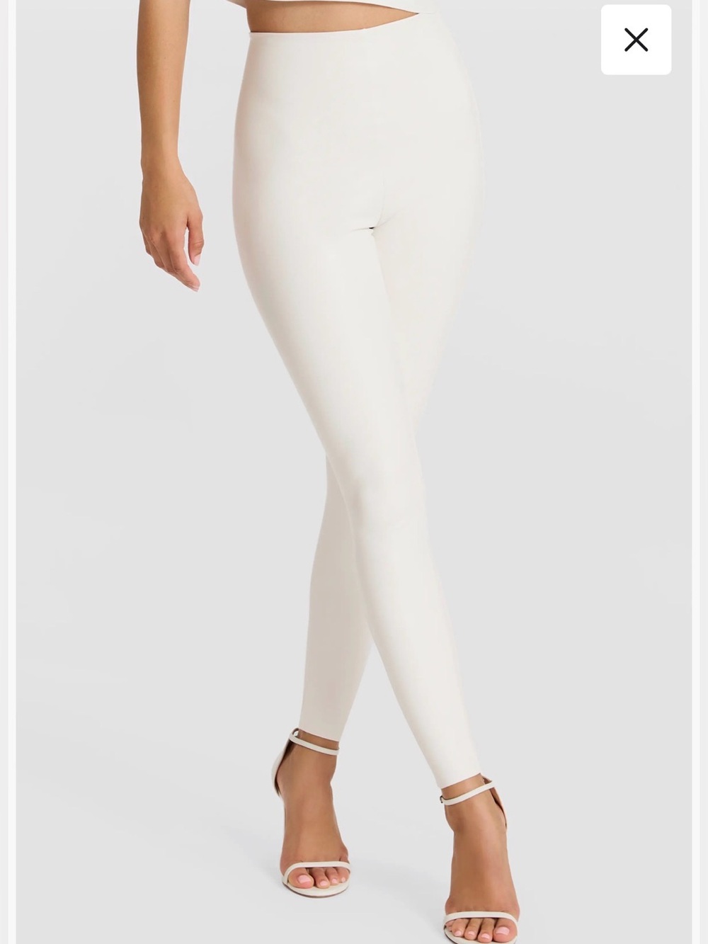 Commando White High-Waist Leggings